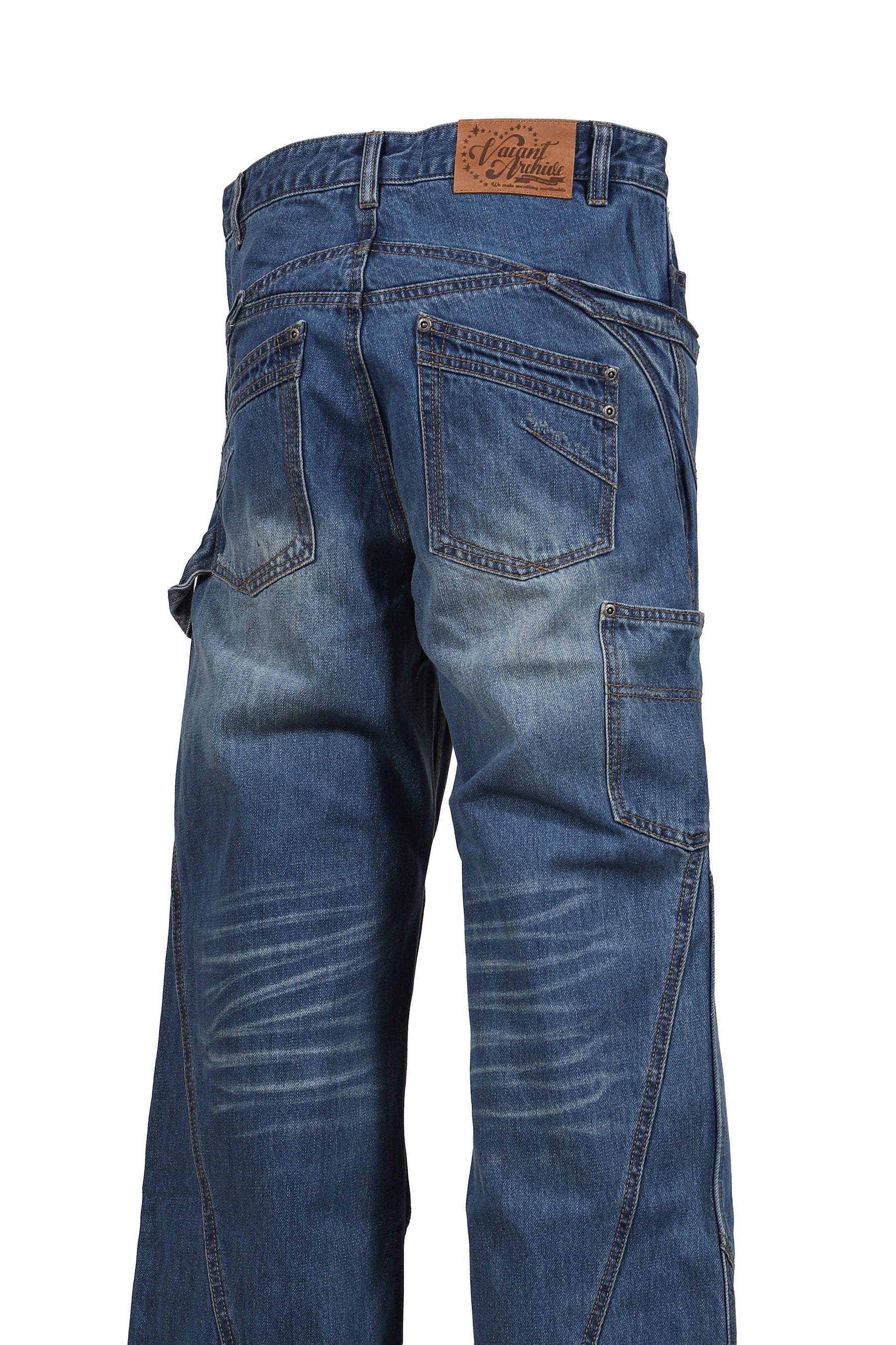 ENDRICK DAMAGED DENIM PANTS / LT. BLU 