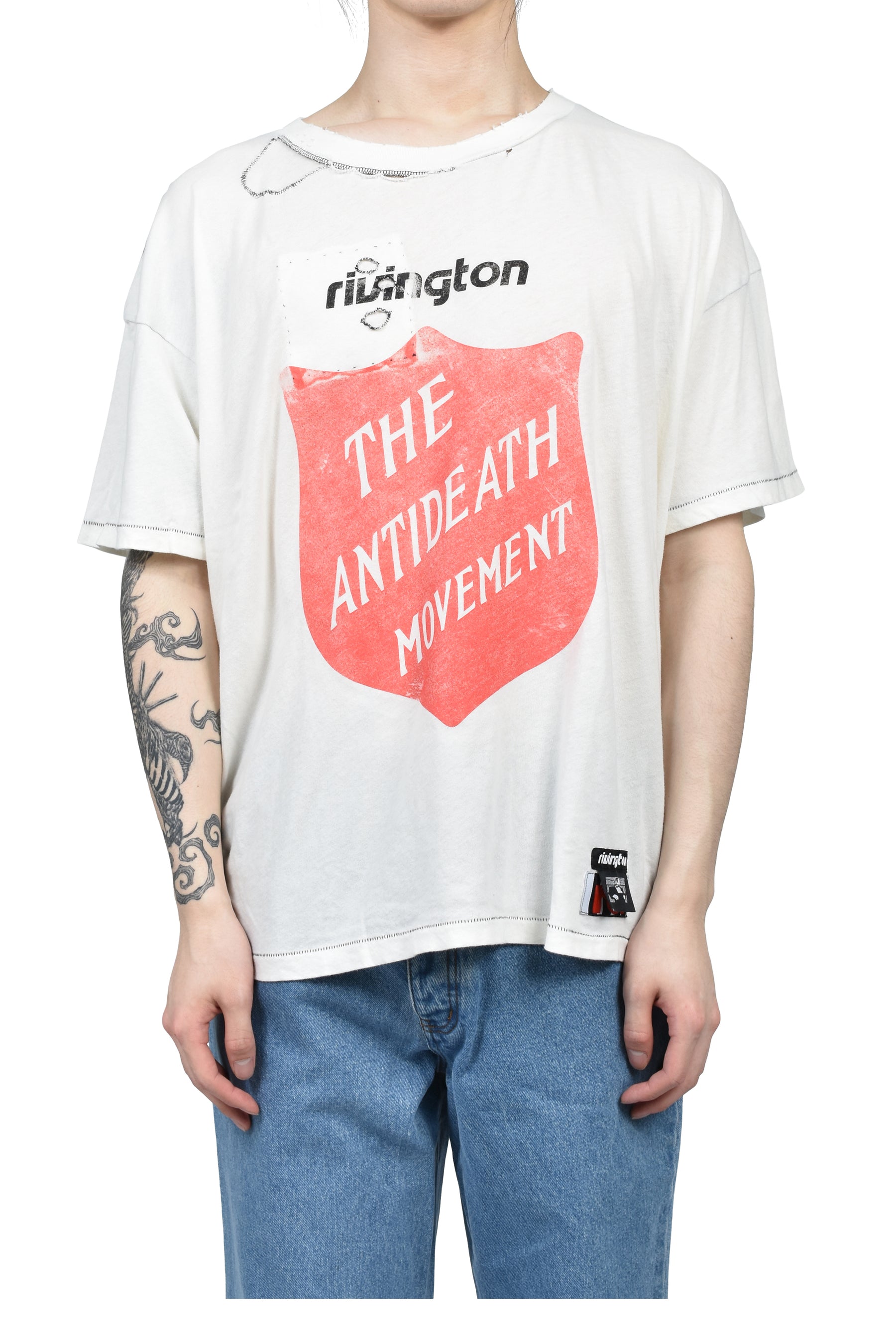 ANTI DEATH TYLER TEE / MAX WHT
