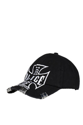 CAMO SPLIT MOTO COUTURE CAP (EXCLUSIVE) / BLK CAMO