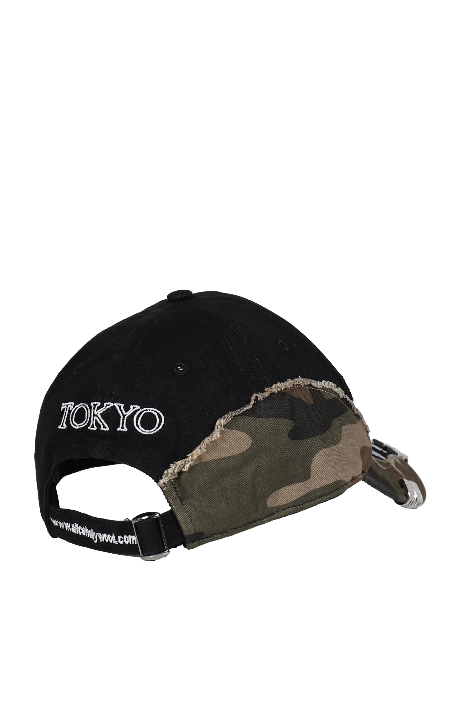 ALICE HOLLYWOOD NUBIAN Exclusive Item CAMO SPLIT MOTO COUTURE CAP
