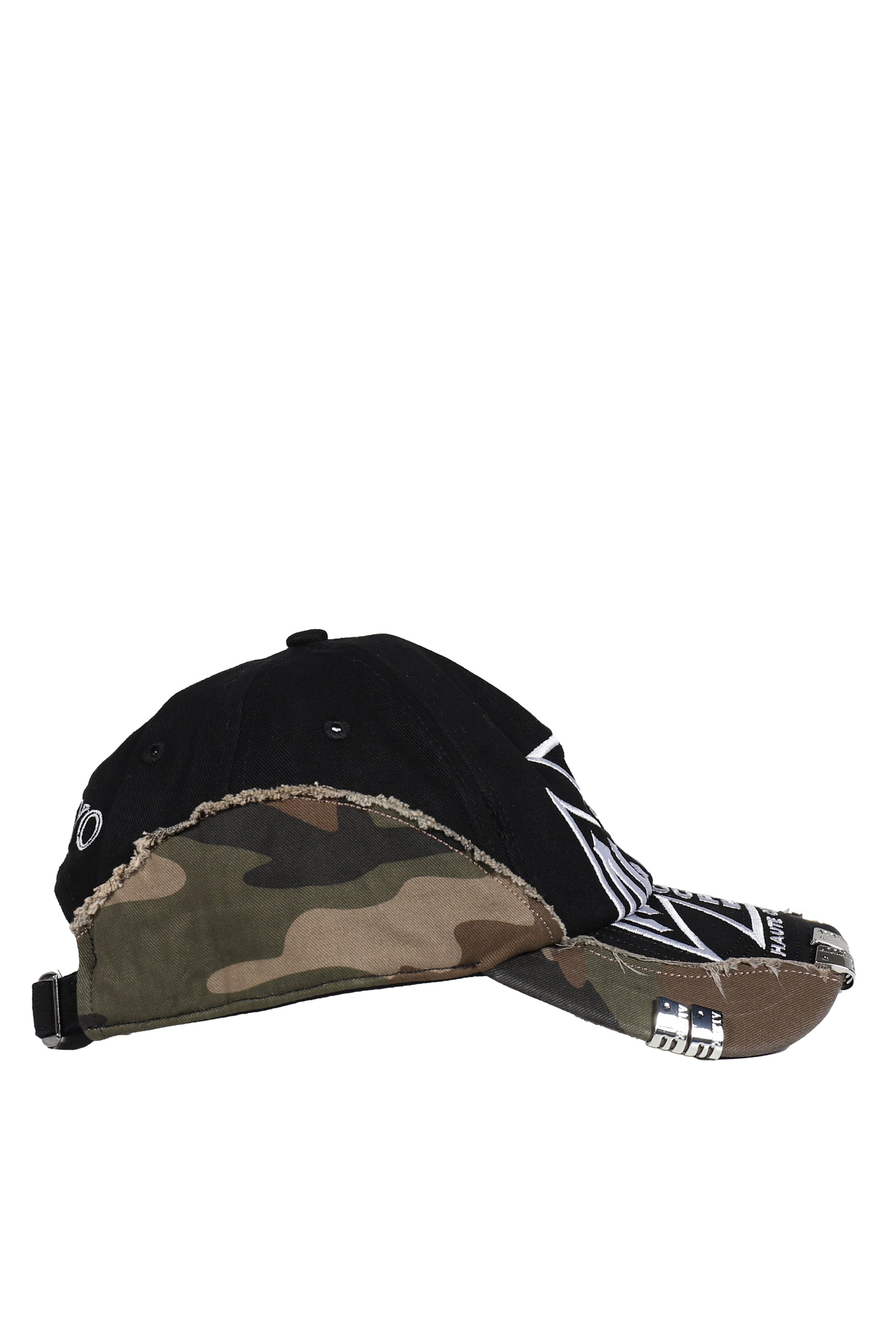 ALICE HOLLYWOOD NUBIAN Exclusive Item CAMO SPLIT MOTO COUTURE CAP