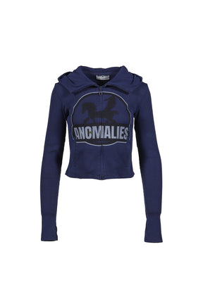 RETRO AD PEGASUS PRINT SPORT JACKET / NVY BLU