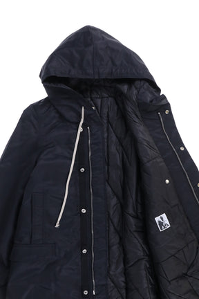 Rick Owens DRKSHDW FISHTAIL PARKA / BLK