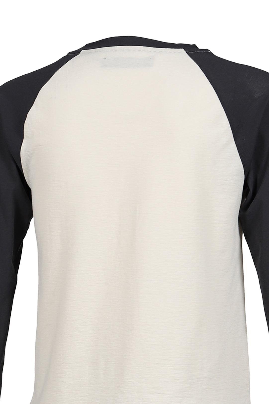 RAGLAN HENLEY NECK TEE /  BLK