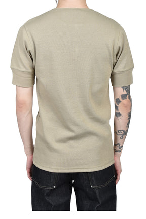 RIB HENLEY TOP / SAGE