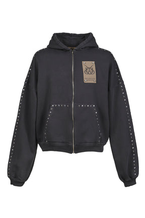 SANTA UNION BASIC ZIP UP HOODIE / VTG GRY