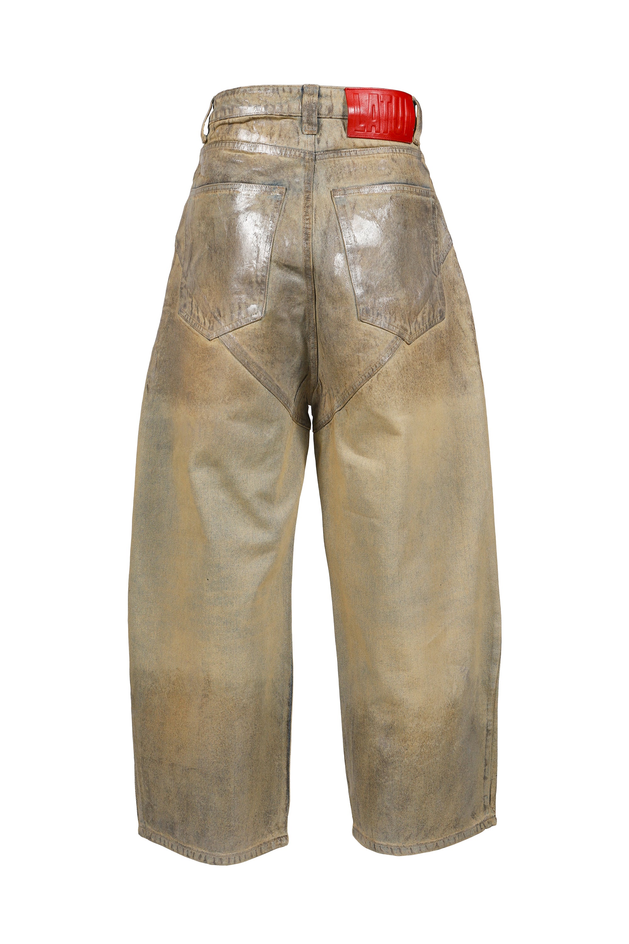LATUI ATELIER ラトゥイ アトリエ SS26 SHIP&SPILL JEANS / YEL