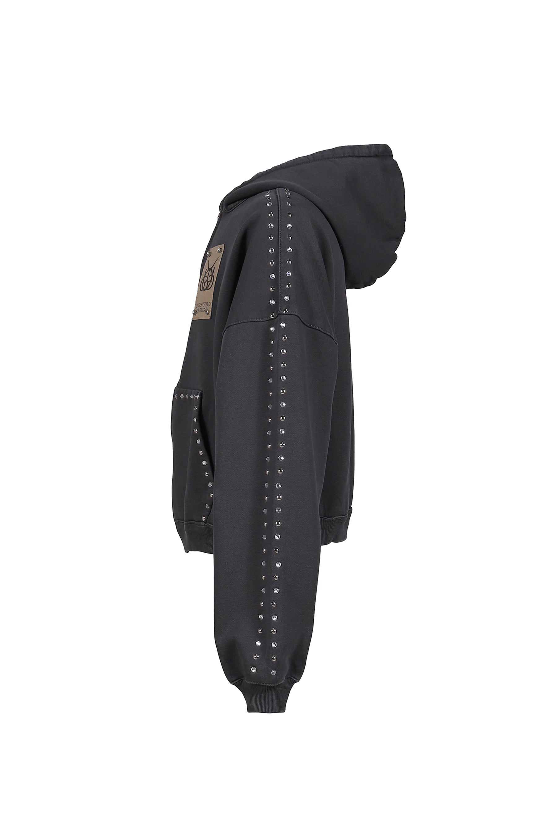 SANTA UNION BASIC ZIP UP HOODIE / VTG GRY