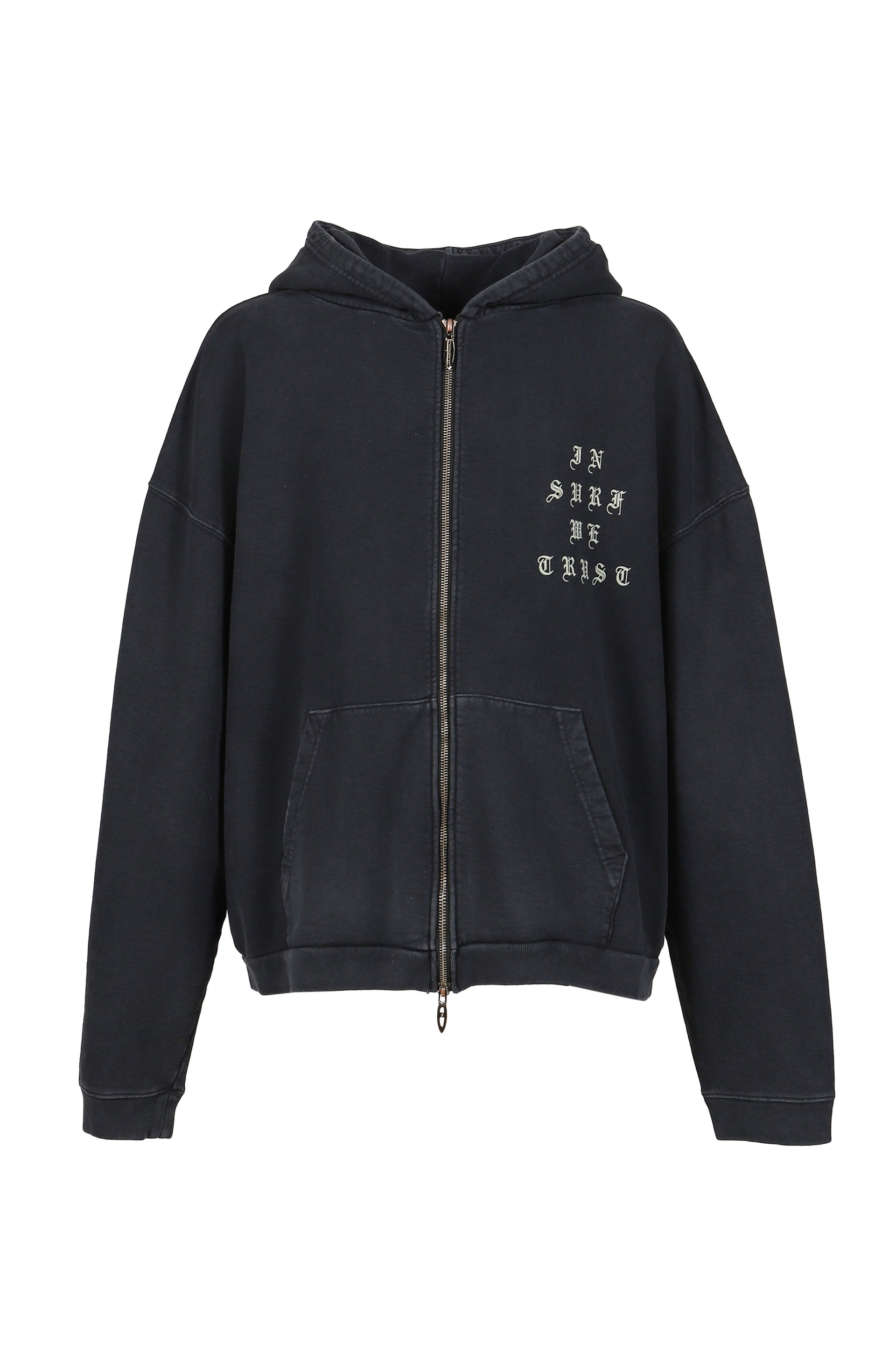 I.S.W.T ZIP HOODIE / BLK