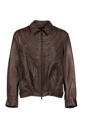 LEATHER BLOUSON / BRW