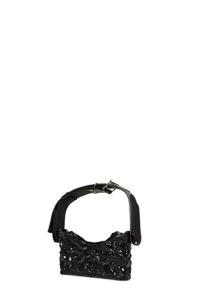 STUDDED BAGUETTE BAG / BLK