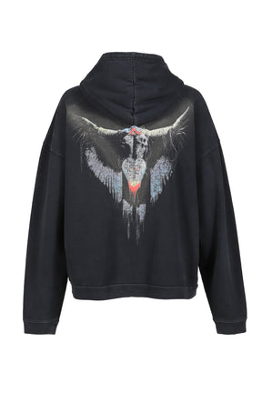 ISWT ZIP HOODIE / BLACK