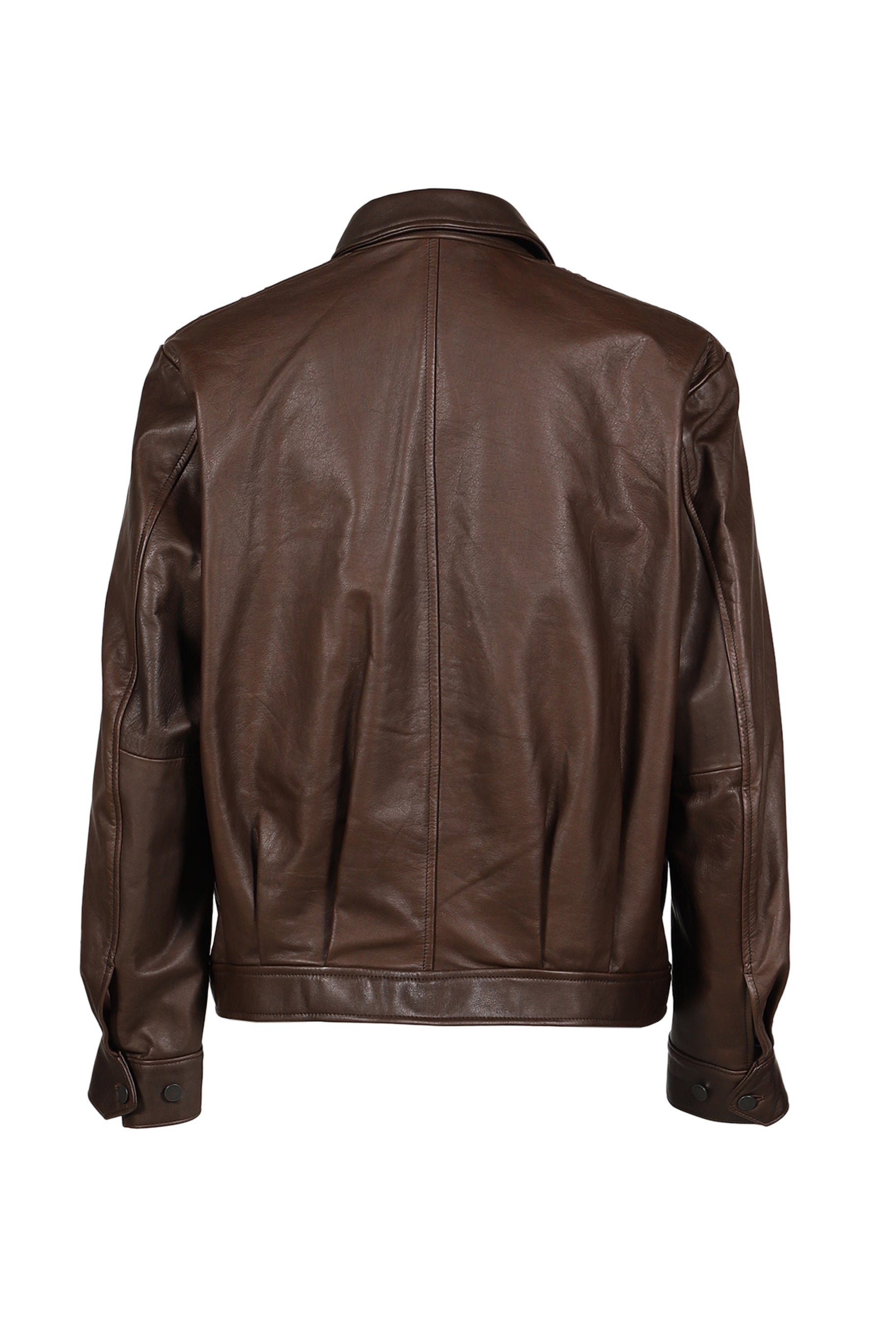 LEATHER BLOUSON / BRW