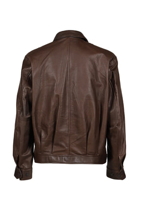 LEATHER BLOUSON / BRW