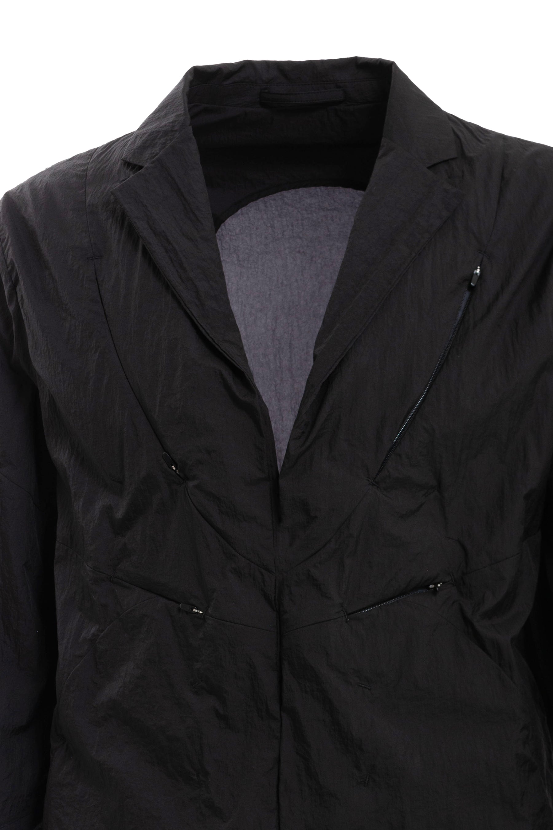 POST ARCHIVE FACTION SS23 5.0+ JACKET CENTER / BLK/CHA - NUBIAN