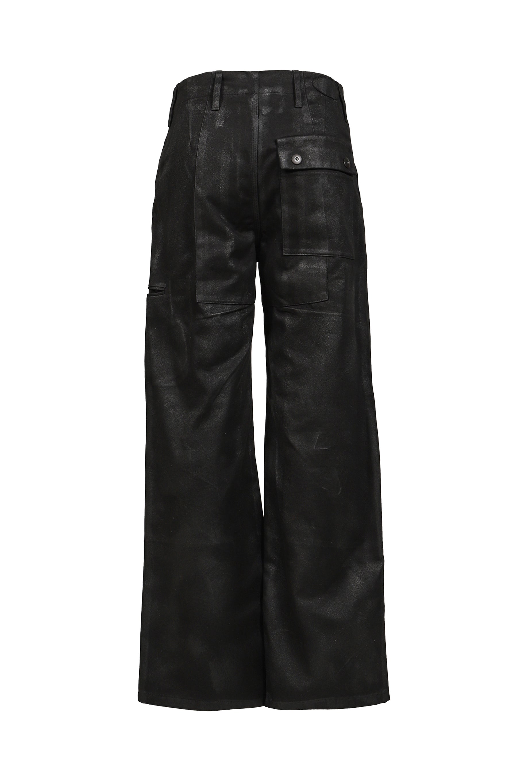SCREEN PRINT DOCKING PANTS / BLK