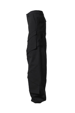 CELLULAE CARGO TROUSERS / BLK