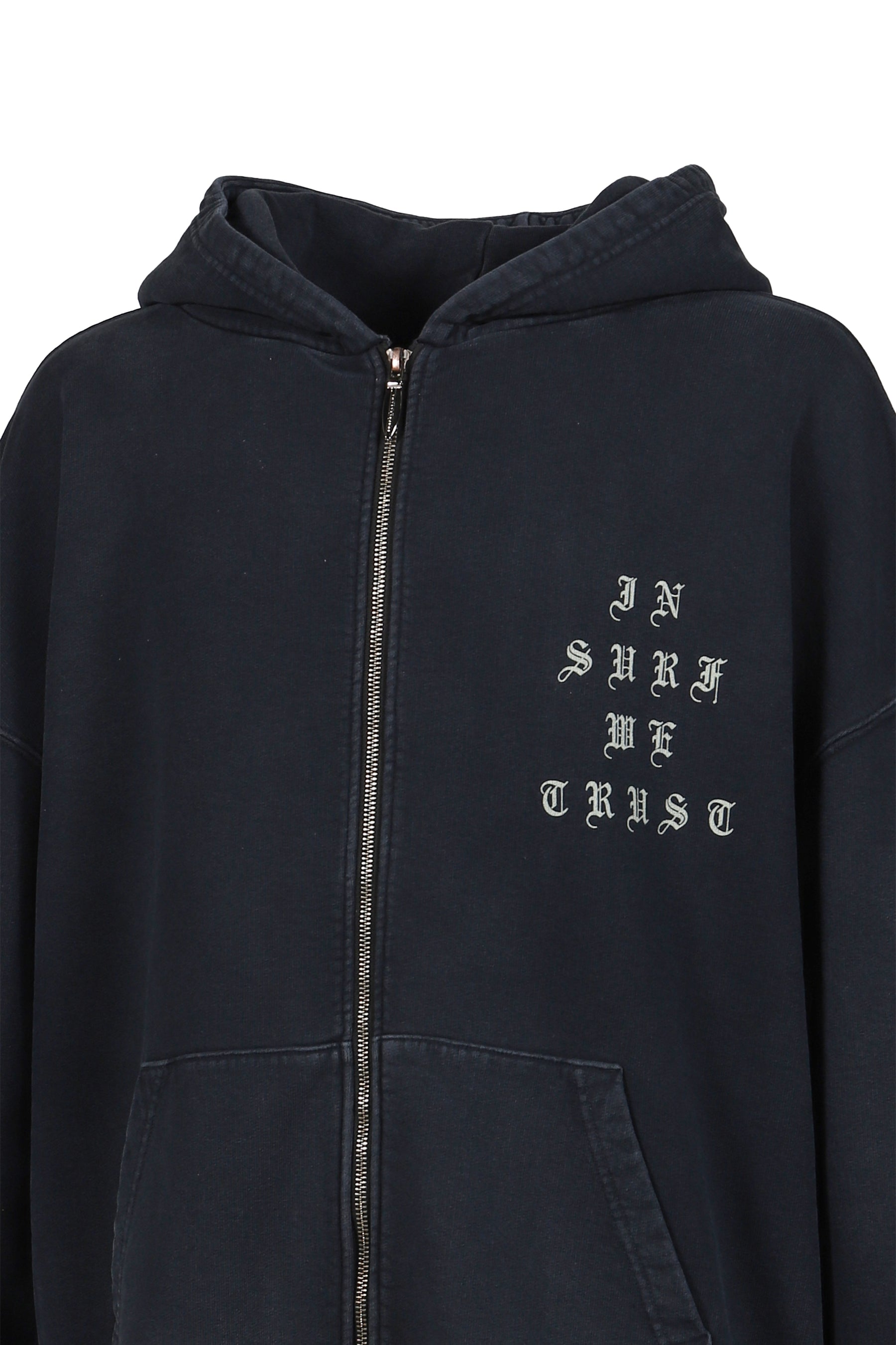 ISWT ZIP HOODIE / BLACK