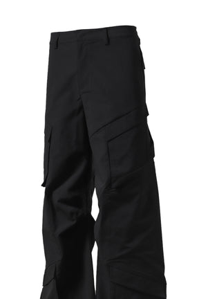 CELLULAE CARGO TROUSERS / BLK