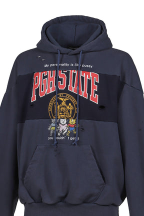 PROJECT G/R REWORKED SPORT HOODIE / NVY