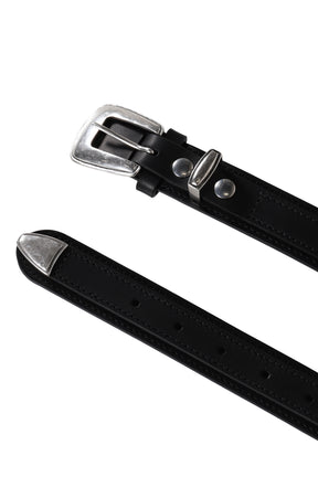 MINIMAL WESTERN BELT / BLK