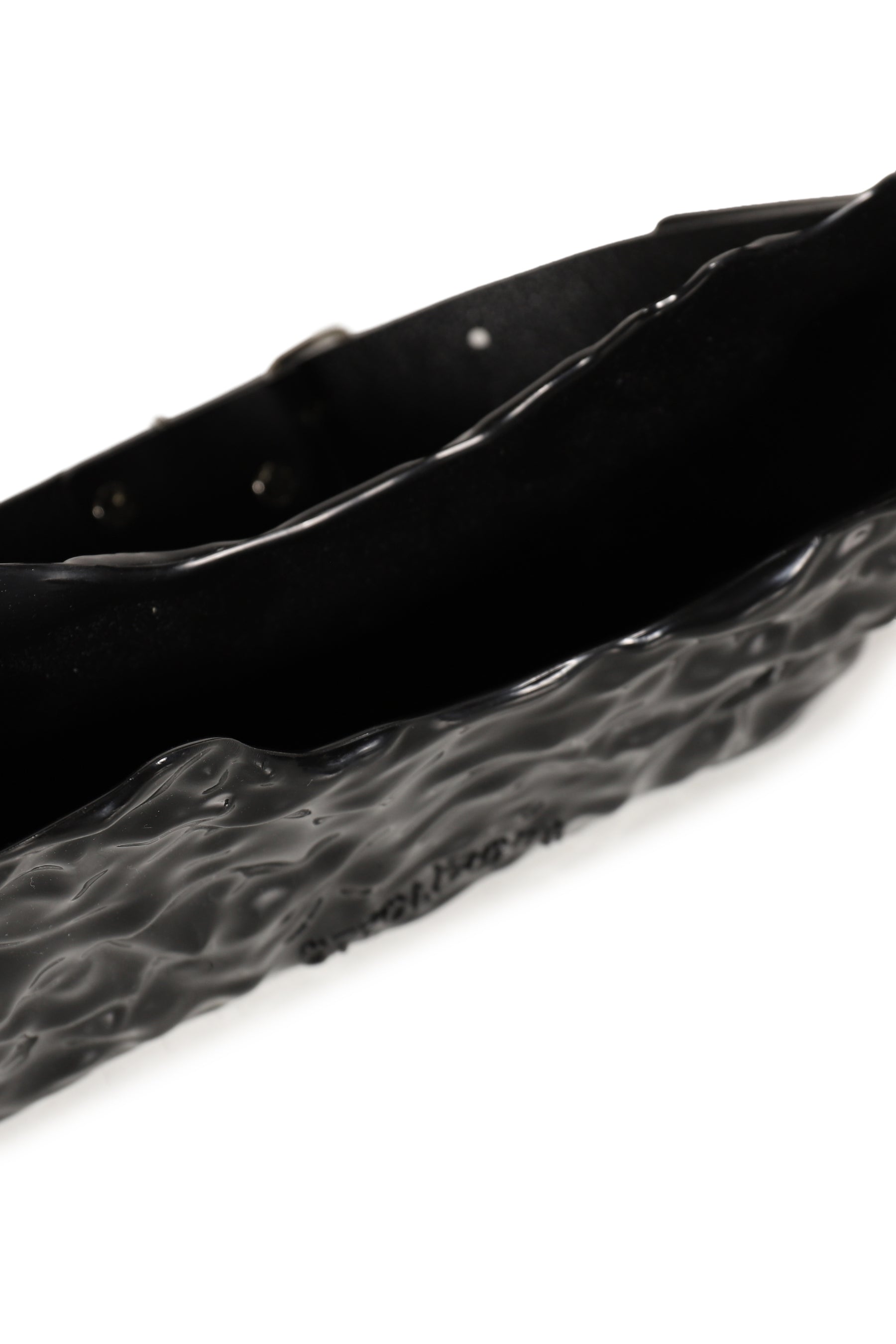 STUDDED BAGUETTE BAG / BLK