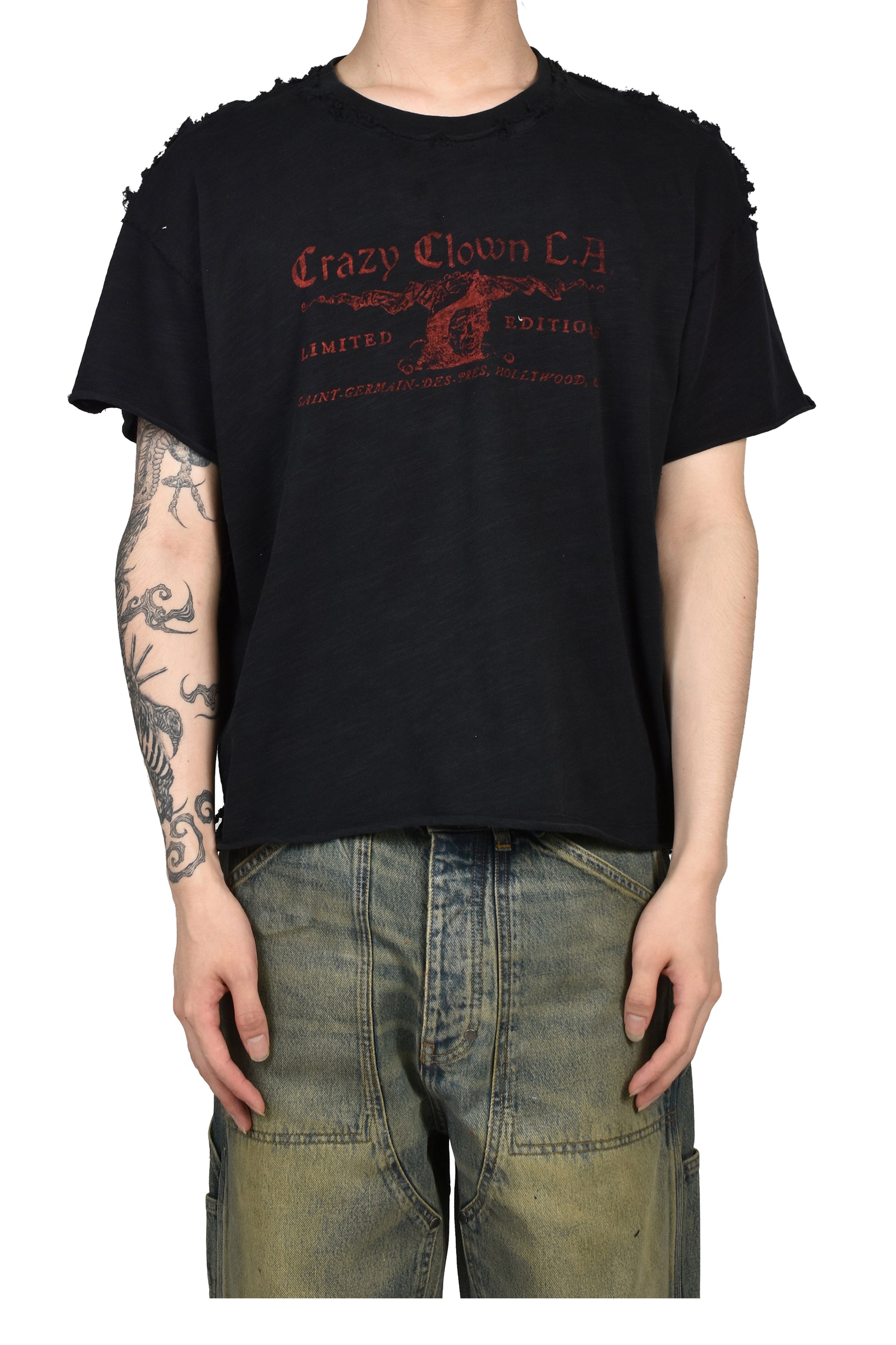 CRAZY CLOWN TOWN T-SHIRT / Lv.2.5 / BLK