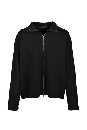SHRUNKEN FULLZIP / BLK
