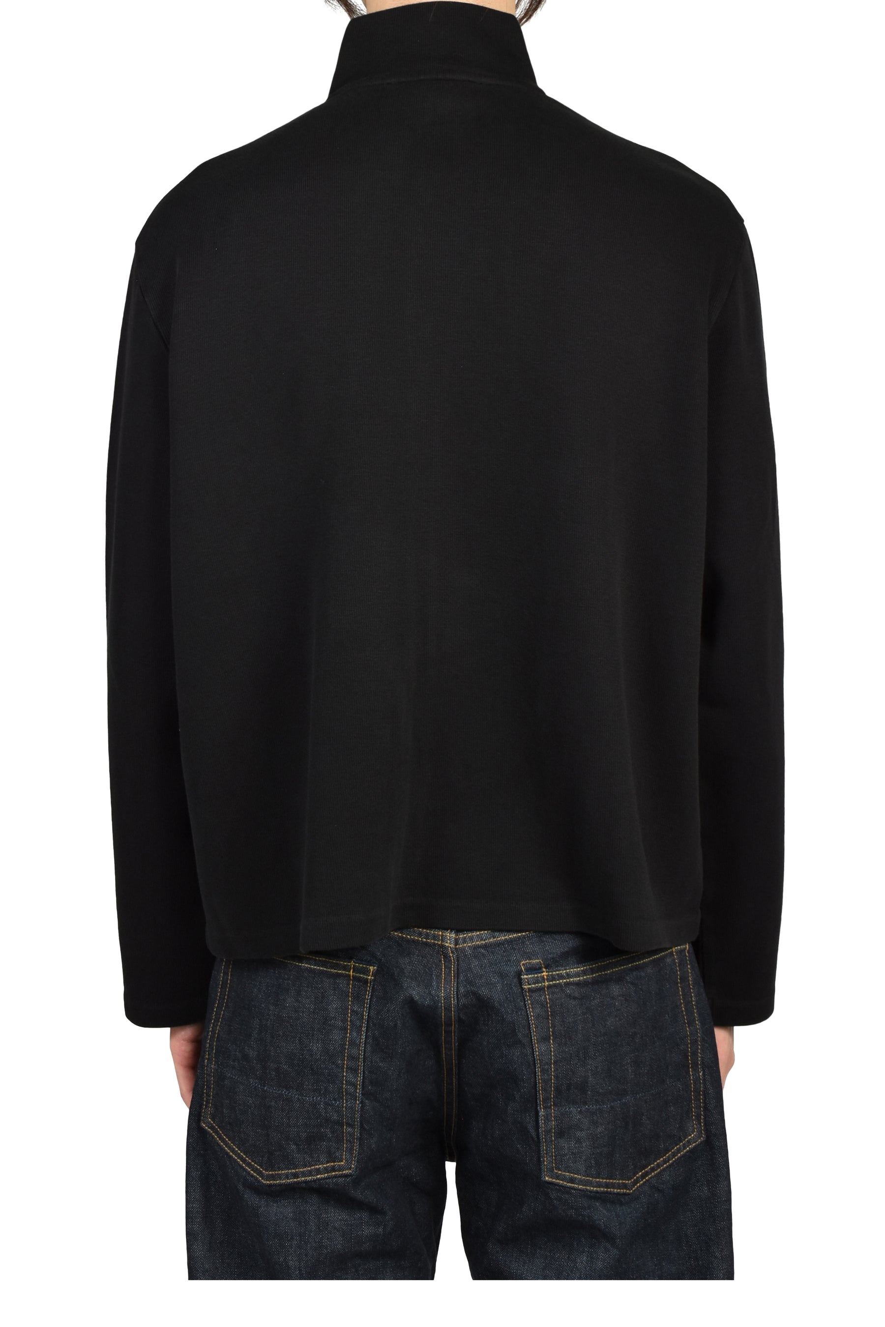SHRUNKEN FULLZIP / BLK
