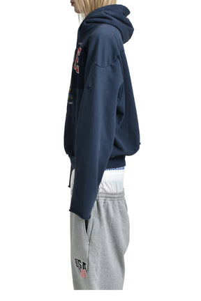 PROJECT G/R REWORKED SPORT HOODIE / NVY