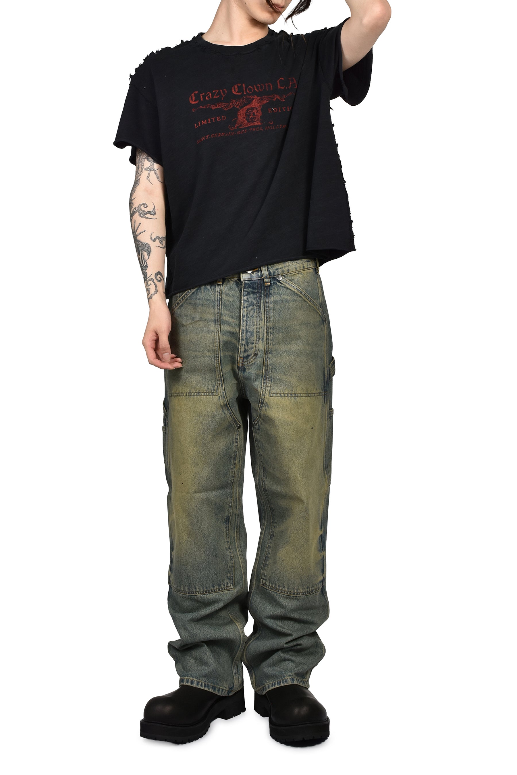 CRAZY CLOWN TOWN T-SHIRT / Lv.2.5 / BLK