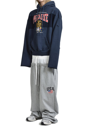 PROJECT G/R REWORKED SPORT HOODIE / NVY