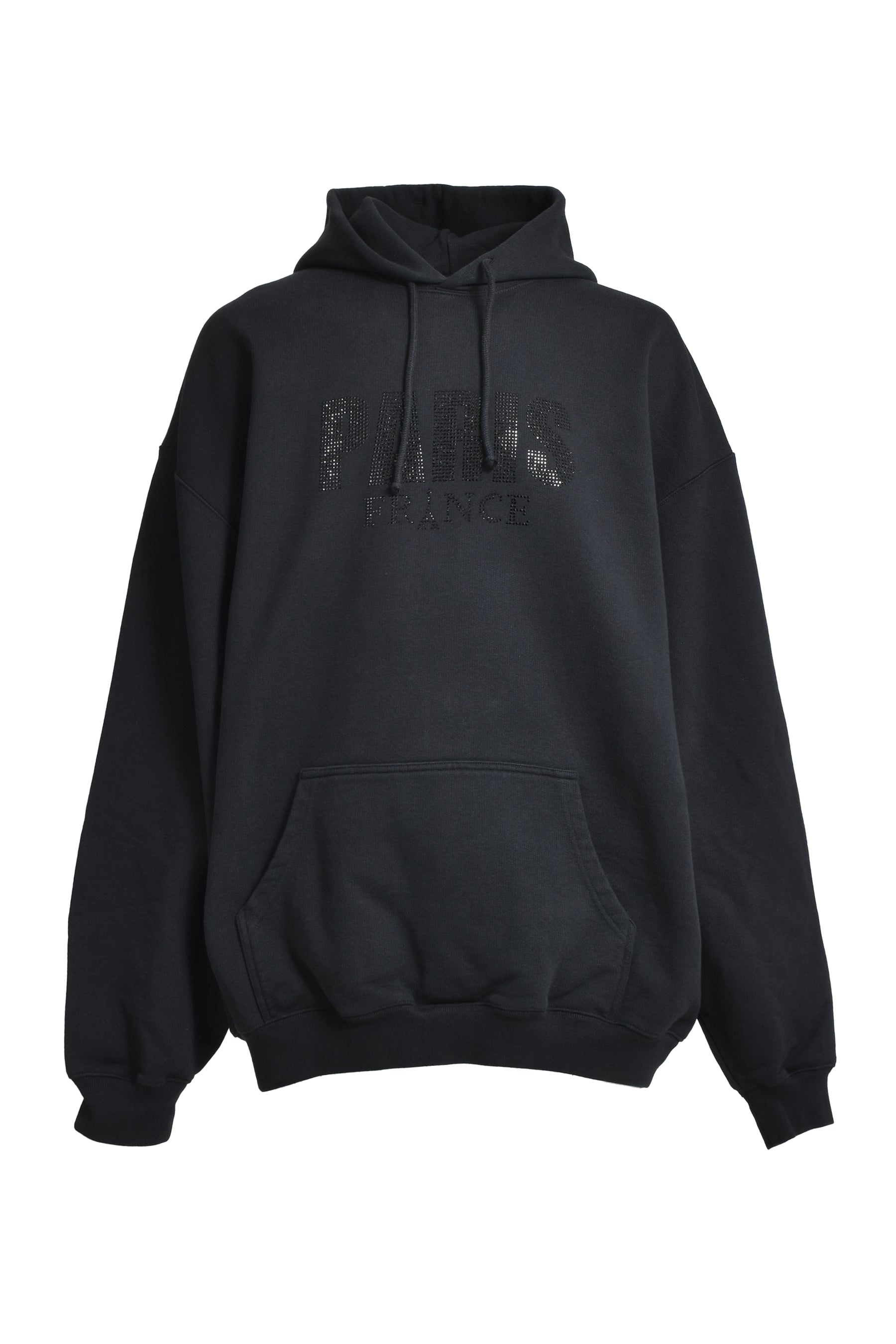 CRYSTAL PARIS HOODIE / BLK