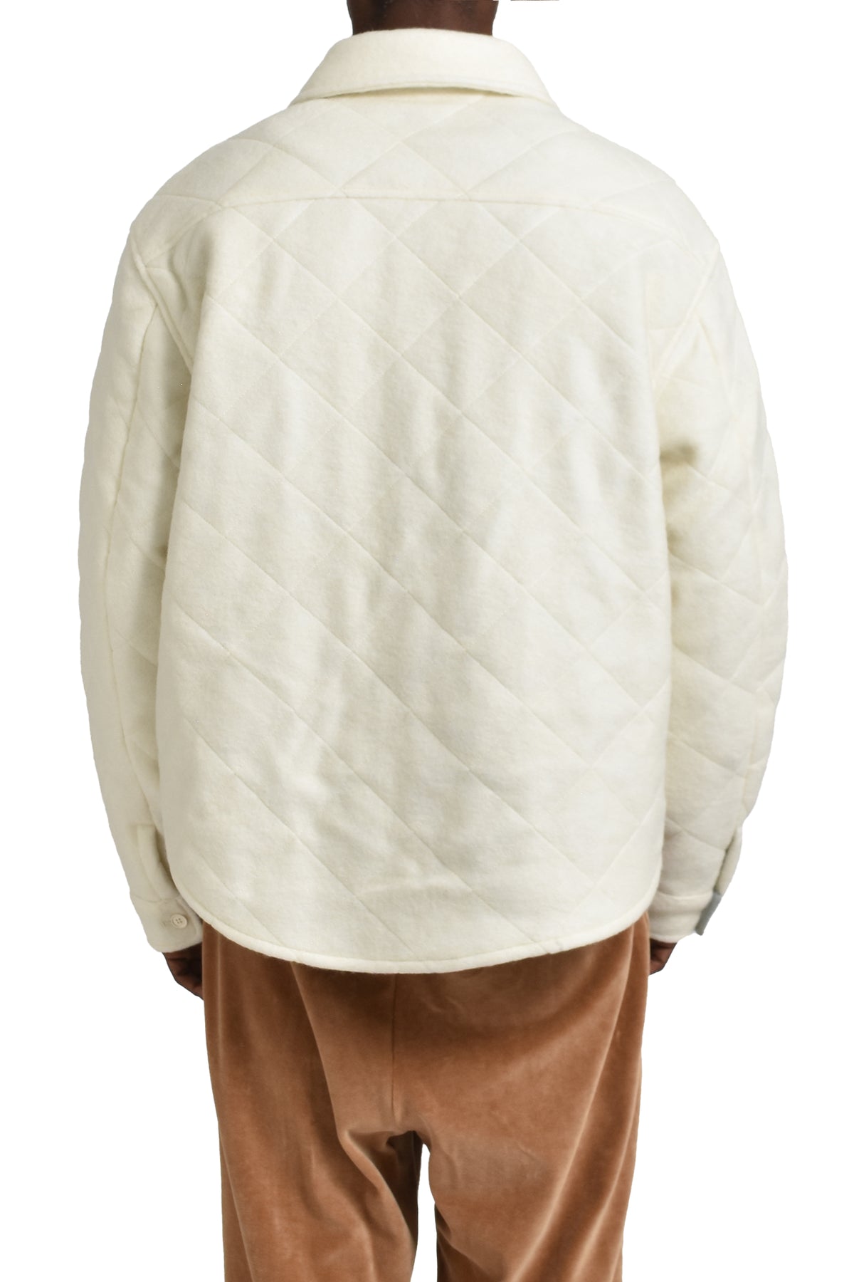 F+ QUILTED OVERSHIRT / IVORY