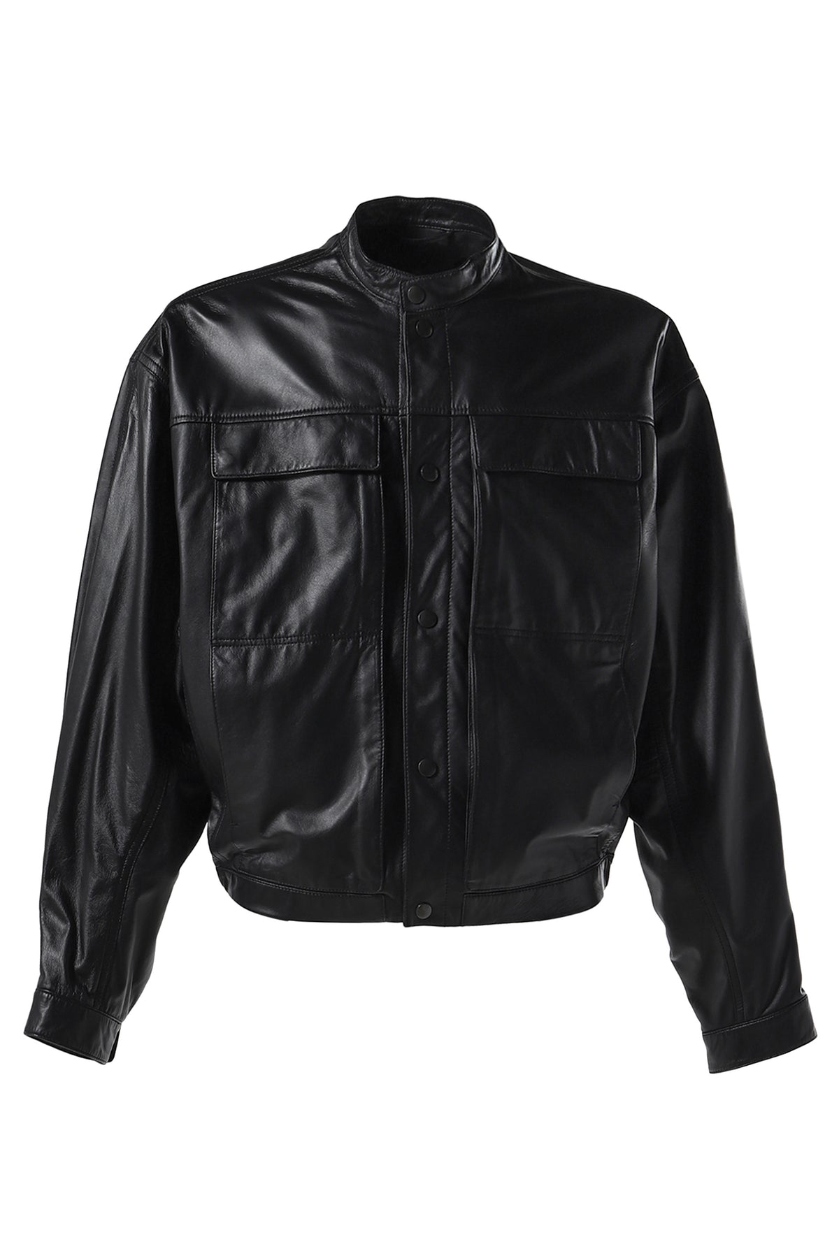 SOFT BOXY BLOUSON / BLK