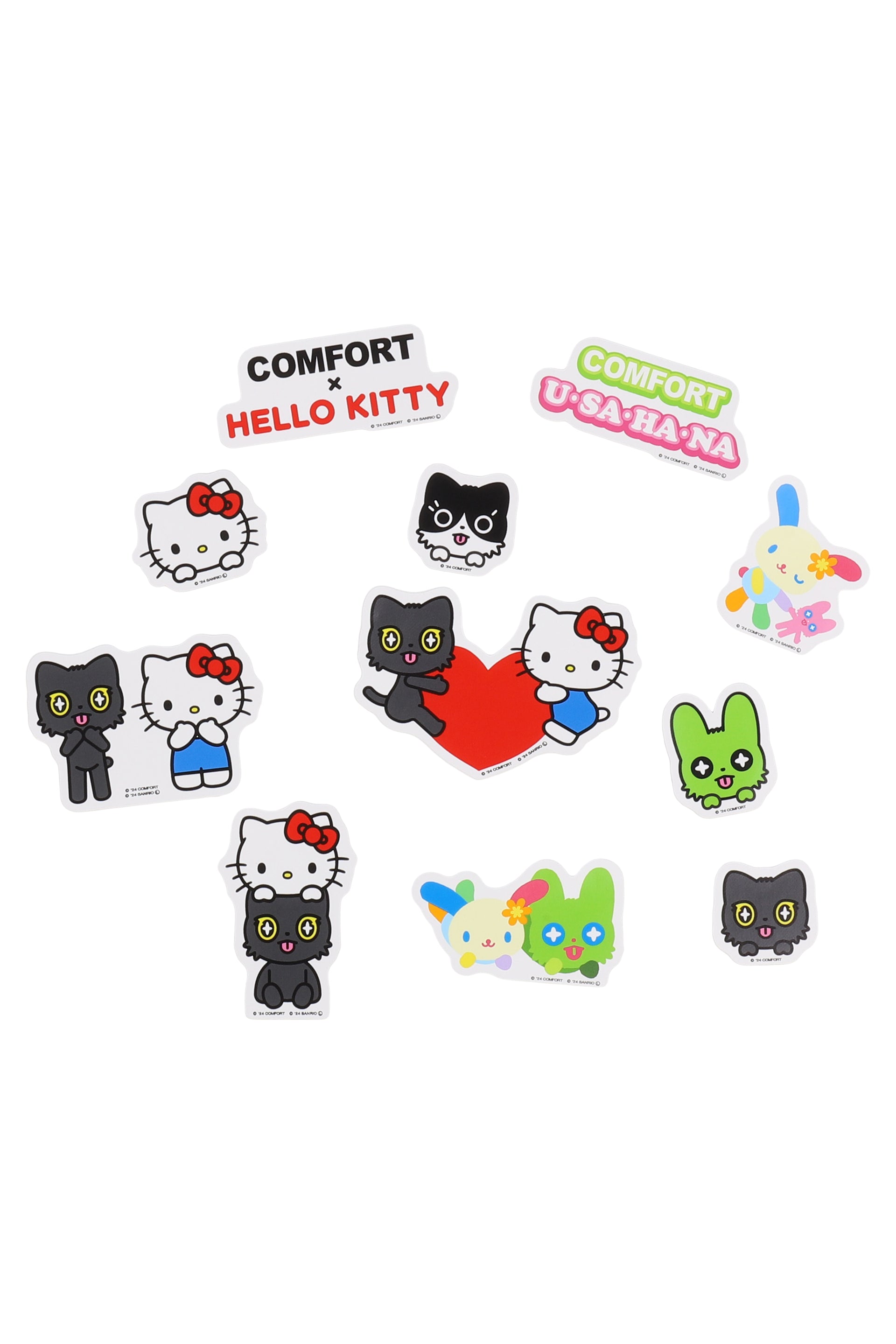 COMFORT × SANRIO CHARACTERS KT UH STICKER PACK / ONE
