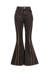 FLARE DENIM PANTS / BRW