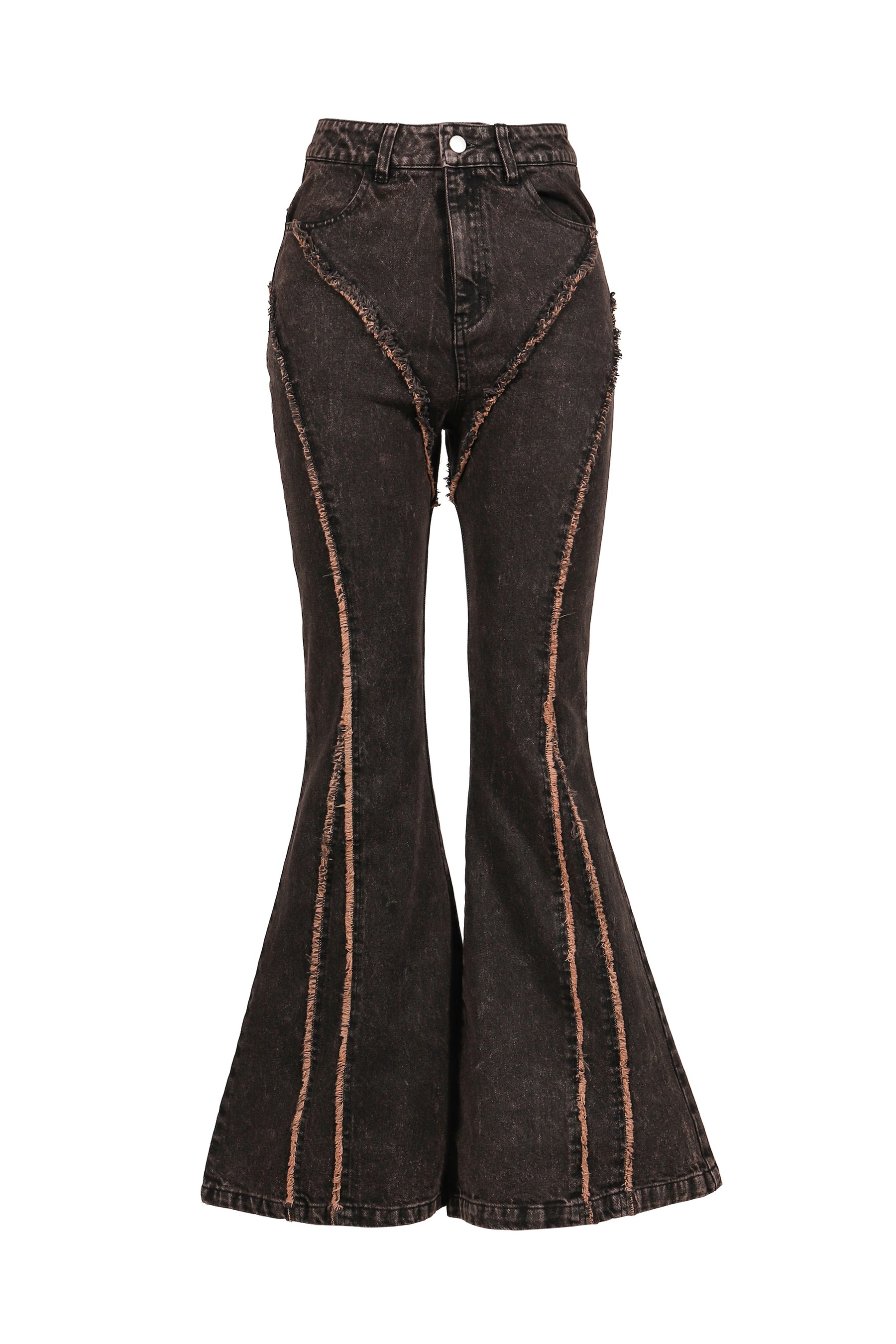 FLARE DENIM PANTS / BRW
