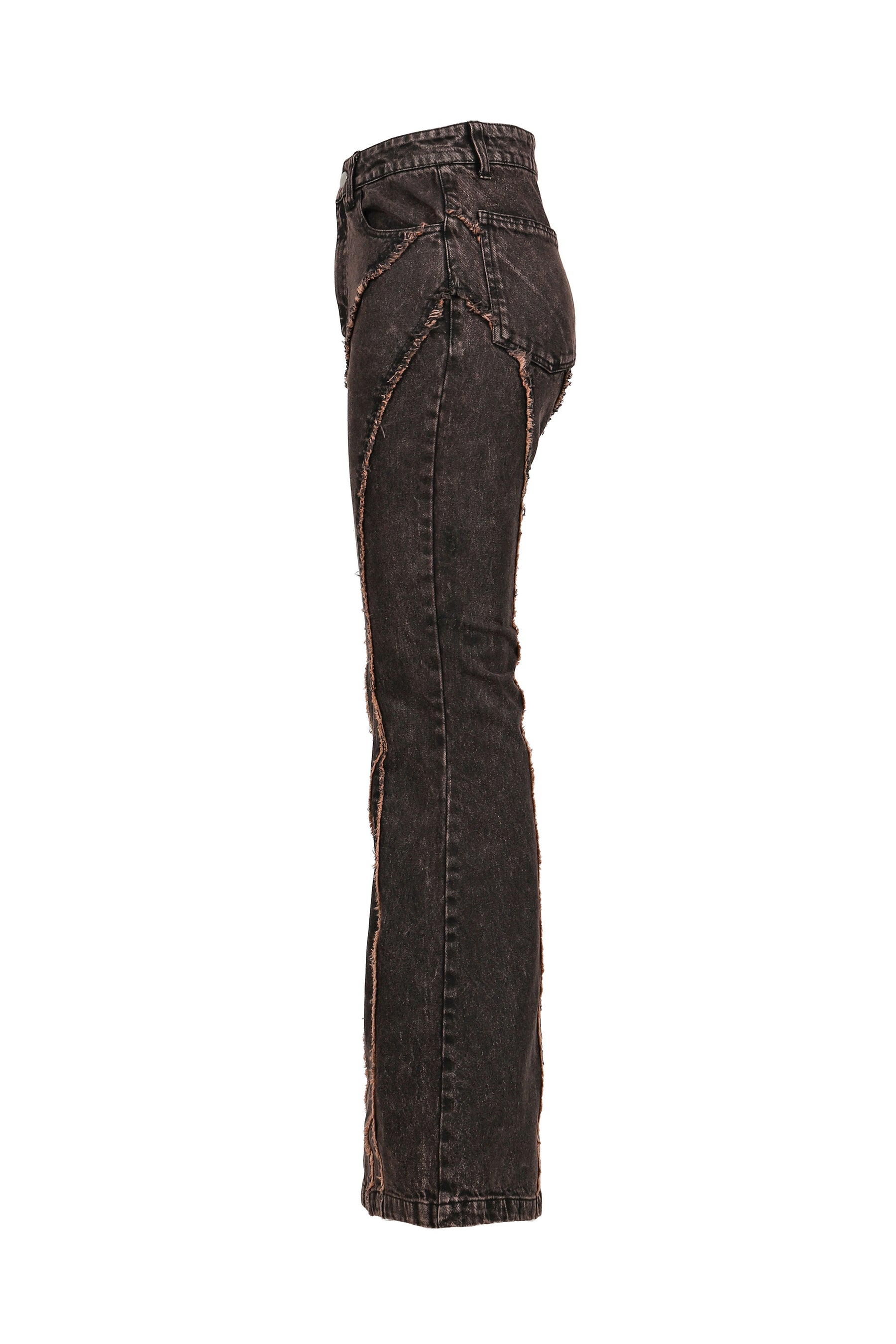 FLARE DENIM PANTS / BRW