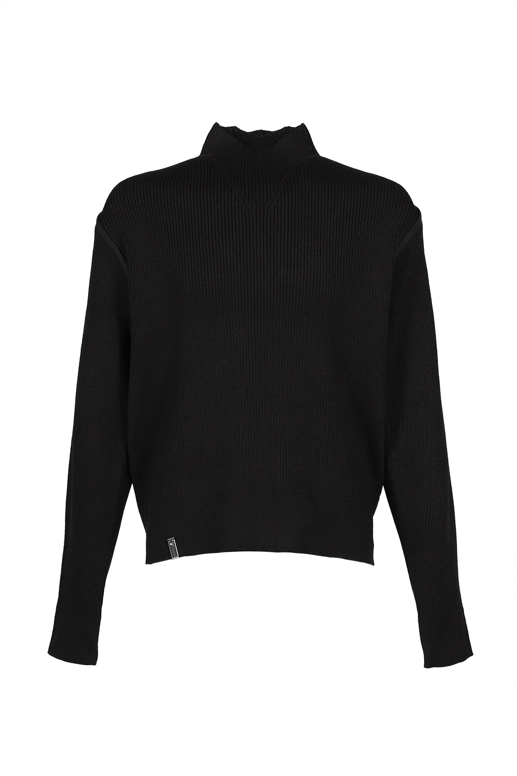 CLRT KNITTED TOP / INKY GRY