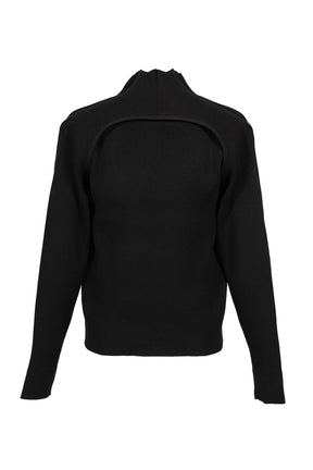 CLRT KNITTED TOP / INKY GRY