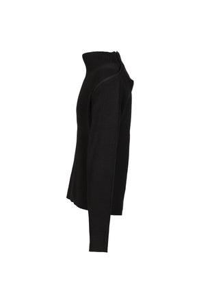 CLRT KNITTED TOP / INKY GRY