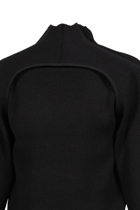 CLRT KNITTED TOP / INKY GRY