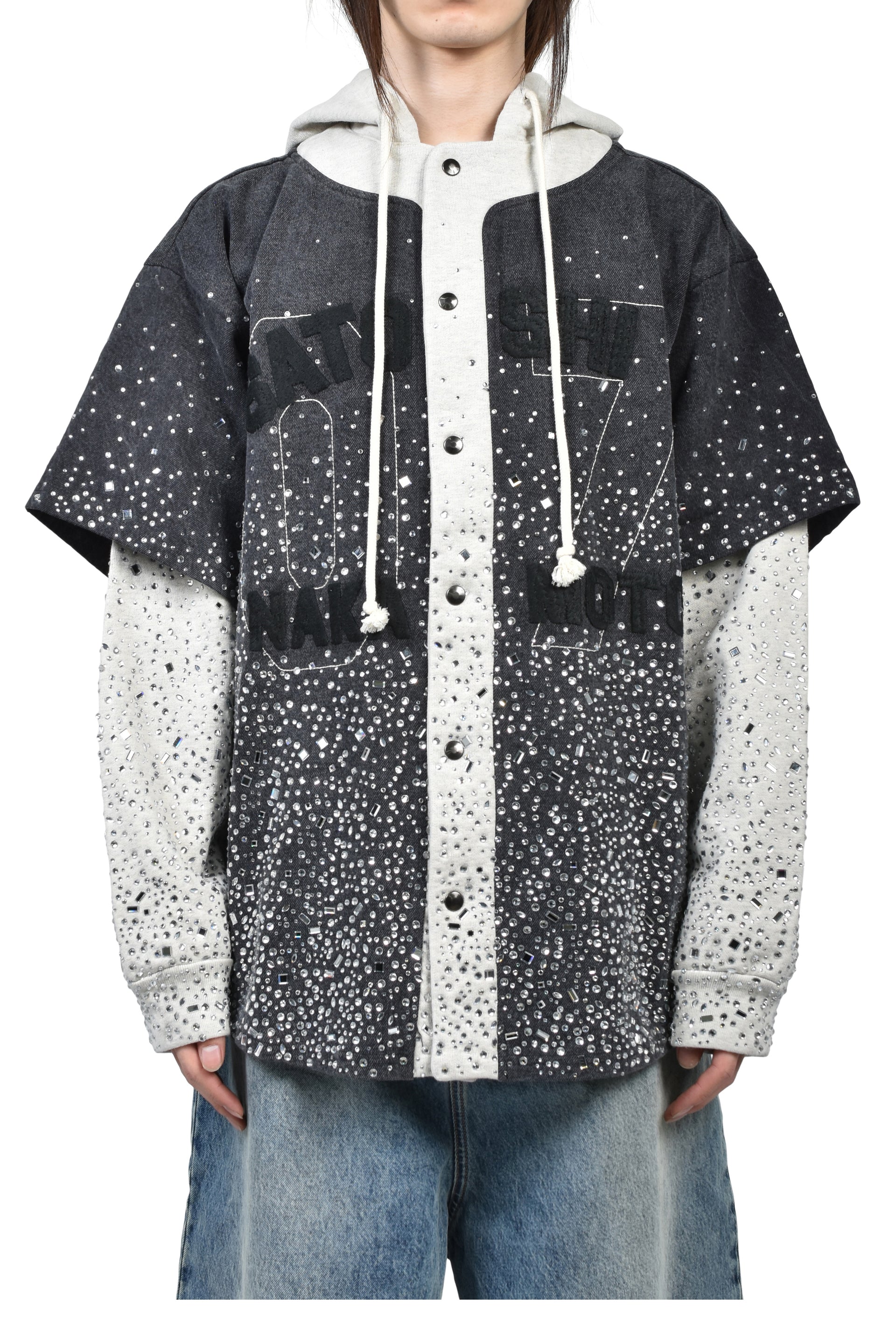 SHATTERED GLASS KNAPP RANCH HOODIE / BLK/GRY
