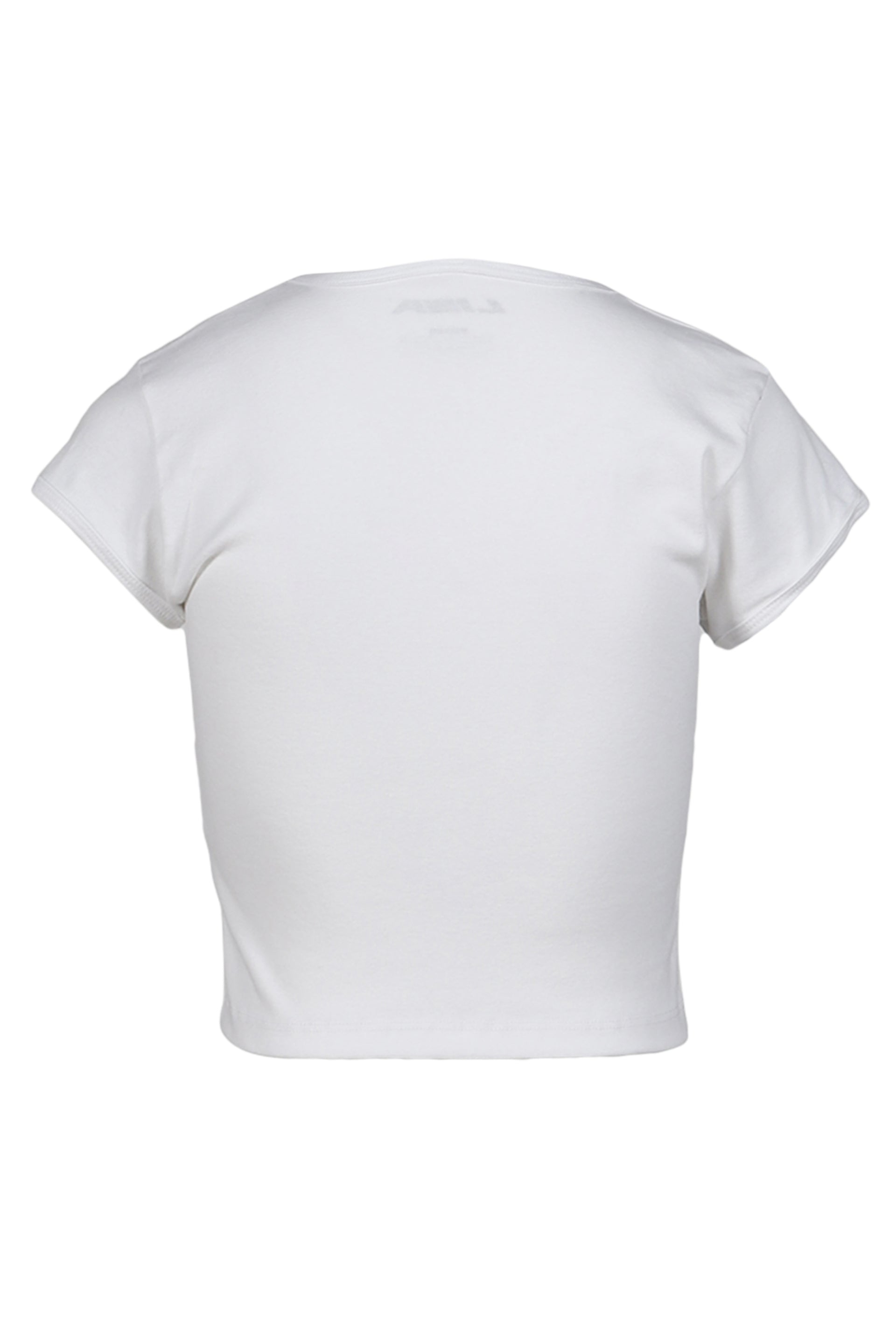 KIKI CROP T-SHIRTS / WHT