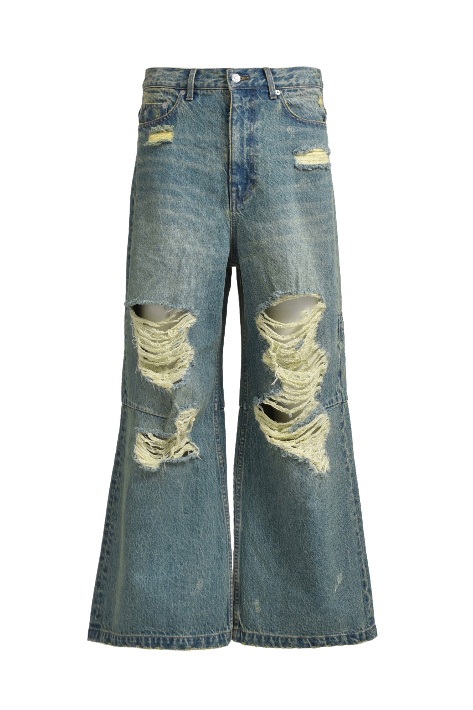 GRUNGE WIDE DENIM PANTS / IND