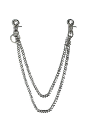 TINY CUBAN DOUBLE CHAIN ​​/ SIL