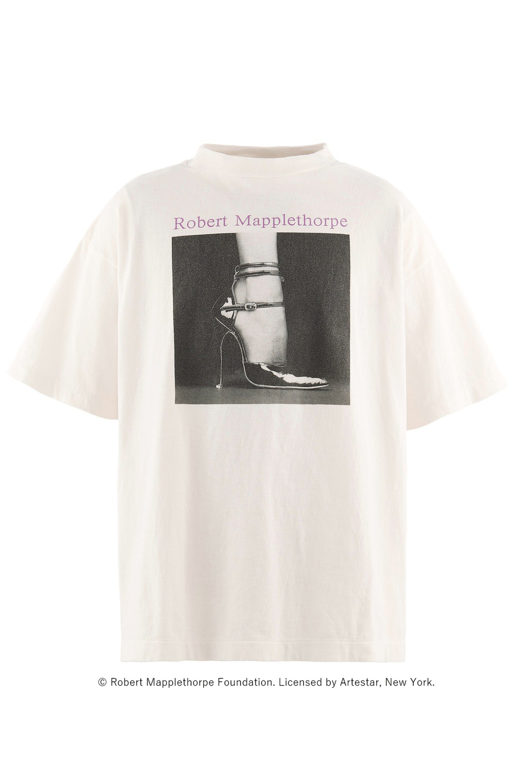 MT_SS T-SHIRT/MELODYSHOE / WHT