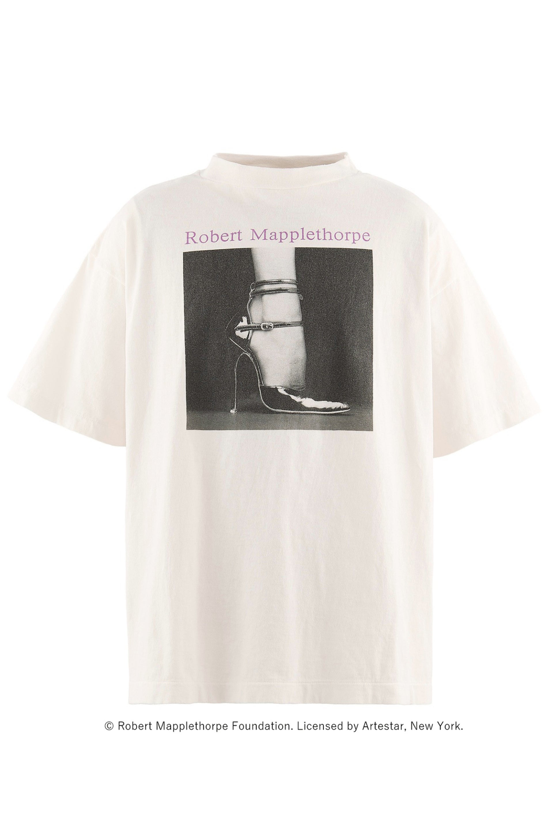 MT_SS T-SHIRT/MELODYSHOE / WHT