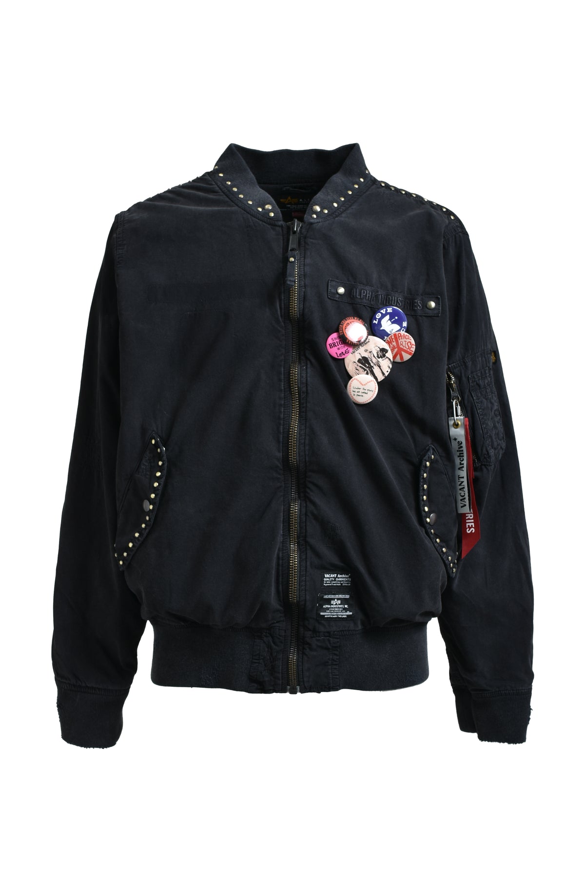 FLOYD REPAIR FLIGHT JACKET / BLK